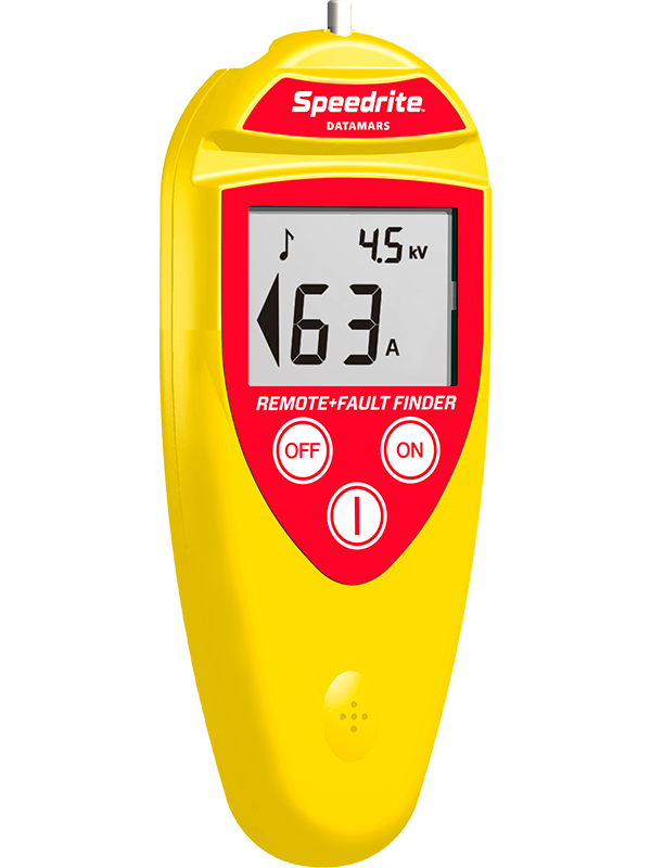 Control remoto con indicador de fallas