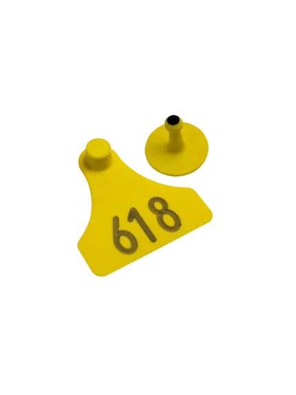 Allflex Mediana Amarilla Numerada